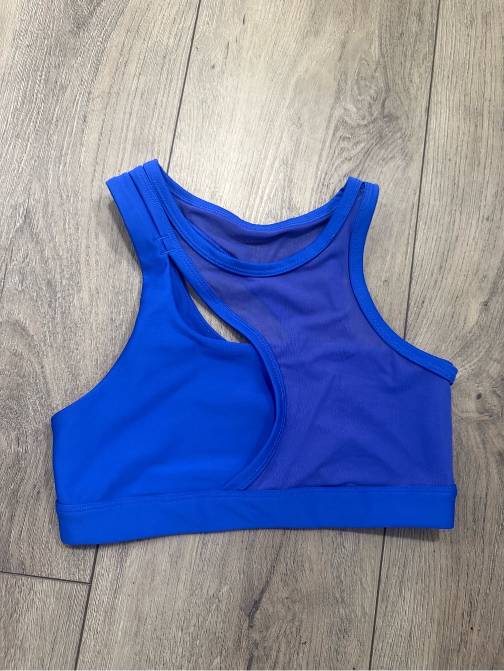 ALO Mesh & Airlift Bra in Electric Blue